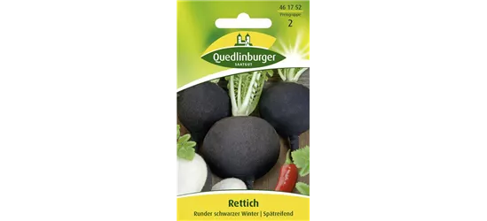 Rettichsamen 'Runder Schwarzer Winter'