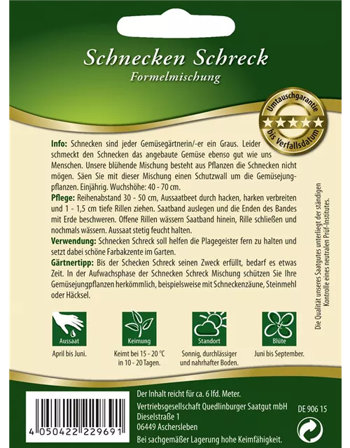 Schnecken Schreck-Samen