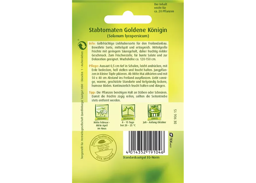 Tomatensamen 'Goldene Königin'