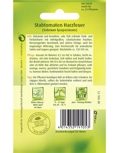 Tomatensamen 'Harzfeuer F1'