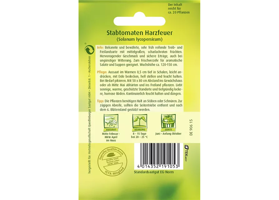 Tomatensamen 'Harzfeuer F1'