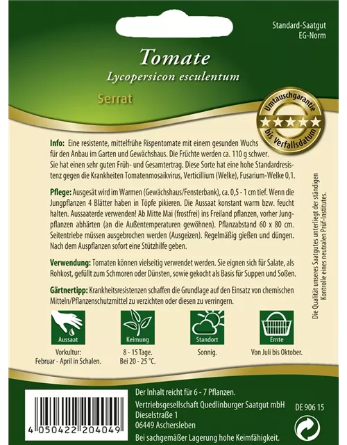 Tomatensamen 'Serrat F1'