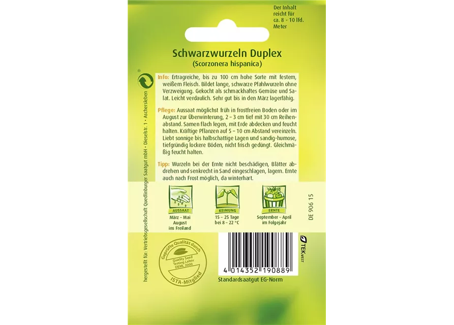 Schwarzwurzelsamen 'Duplex'