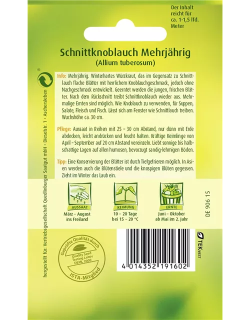Schnittknoblauchsamen