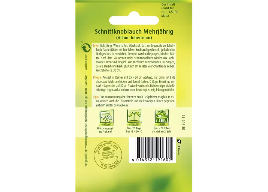 Schnittknoblauchsamen
