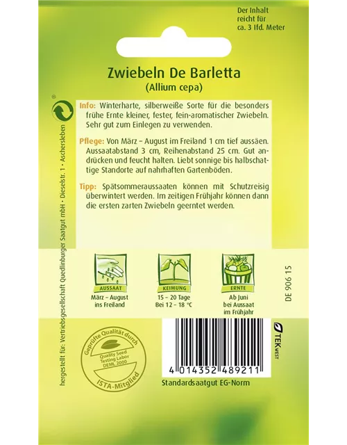 Zwiebelsamen 'De Barletta'