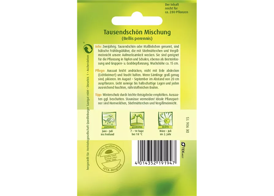 Gänseblümchensamen