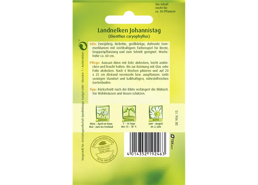 Gartennelkensamen 'Johannistag'