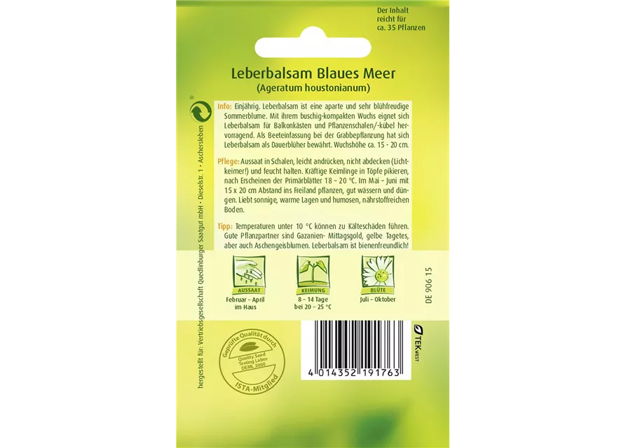 Leberbalsamsamen 'Blaues Meer'