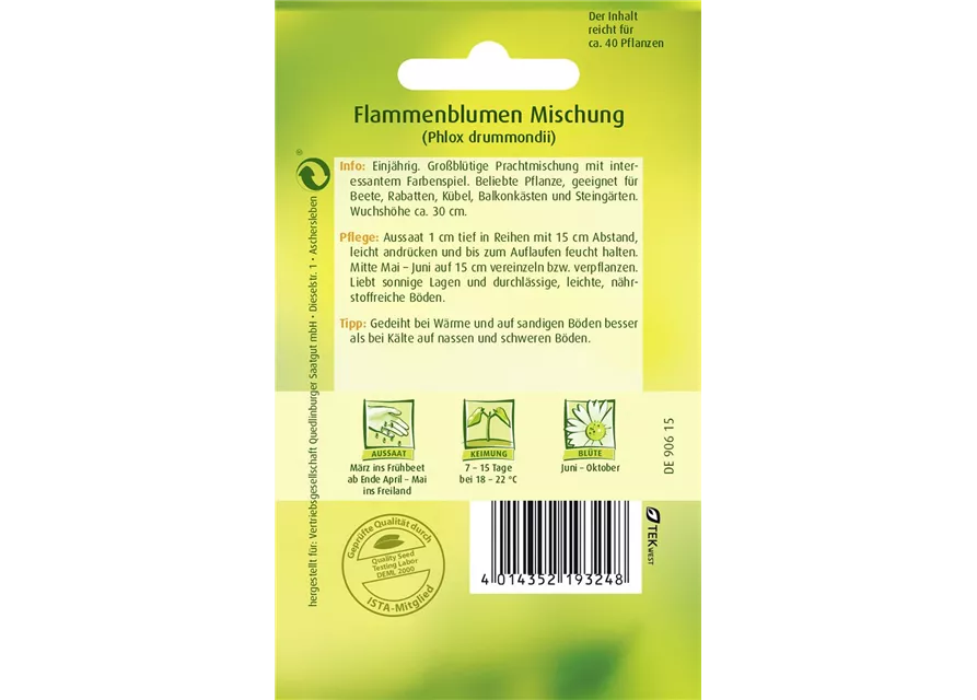 Sommer-Phlox-Samen