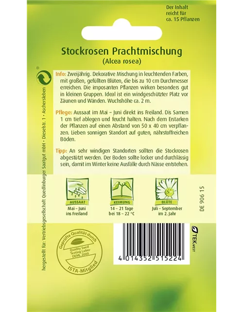 Stockrosensamen 'Prachtmischung'