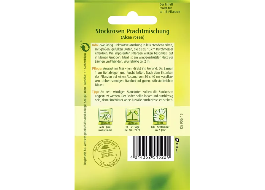 Stockrosensamen 'Prachtmischung'