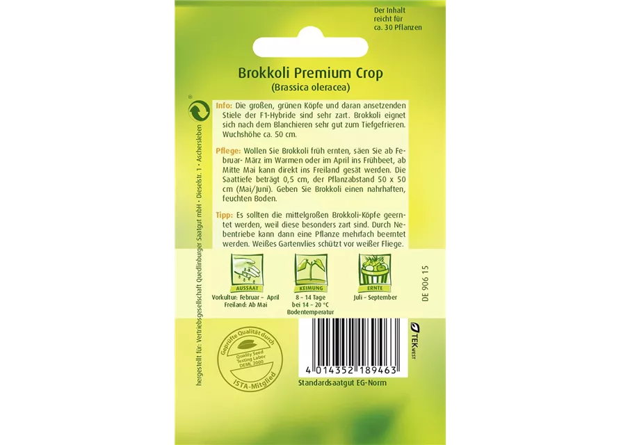 Broccolisamen 'Premium Crop F1'
