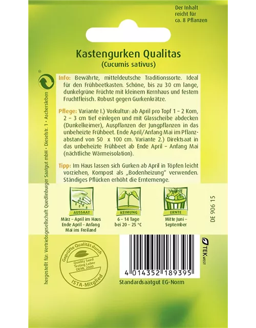 Gurkensamen 'Qualitas'