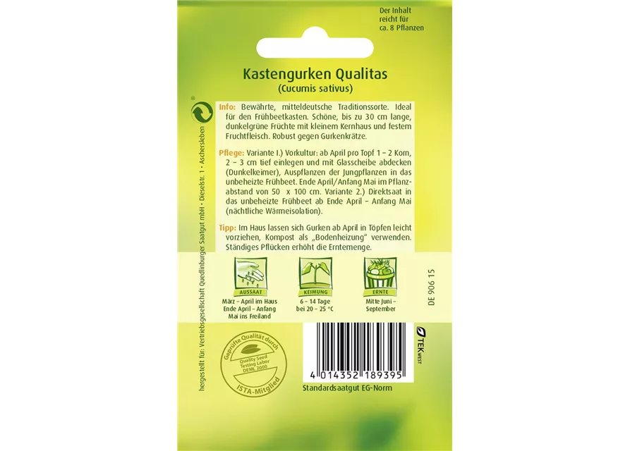 Gurkensamen 'Qualitas'
