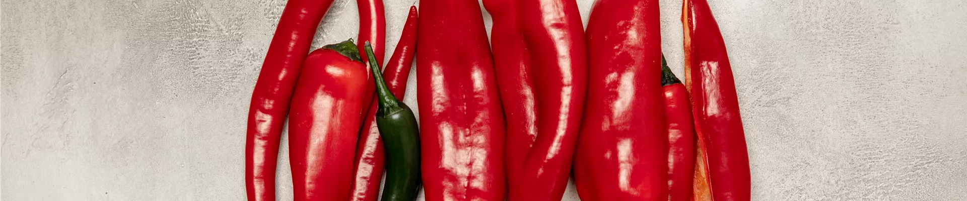 Chili und Paprika