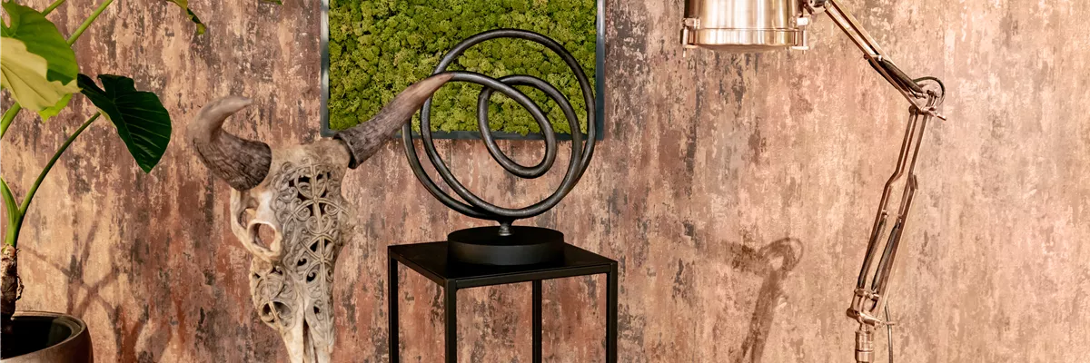 Zimmerambiente mit Dekogegenständen