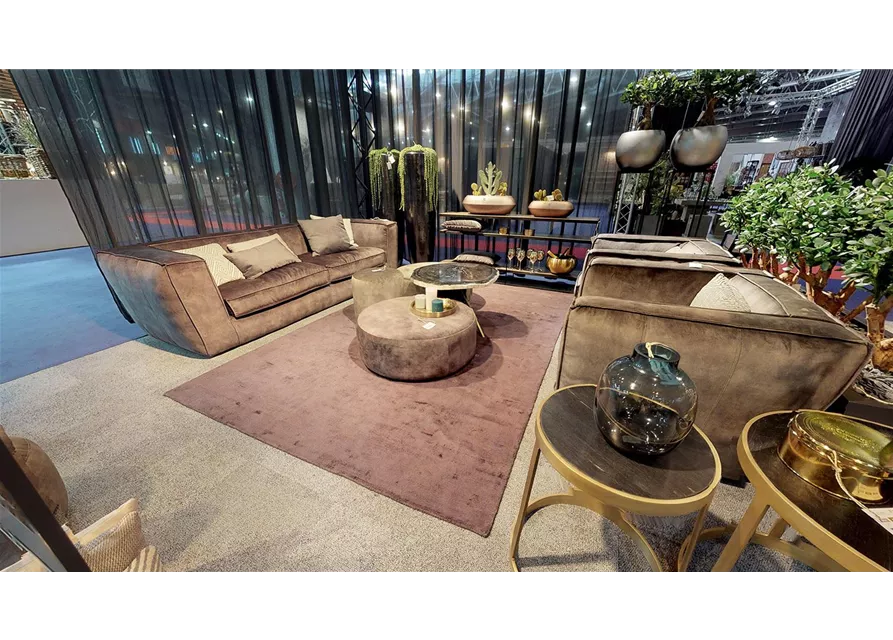 fleur ami Viscose Handloom with out Fringes Carpet