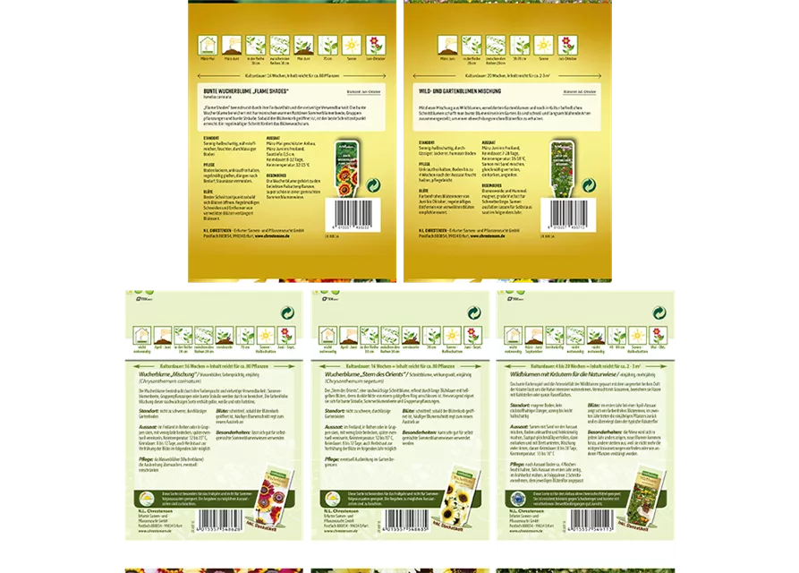 Saatgut Set 'Wild und Wucher' 