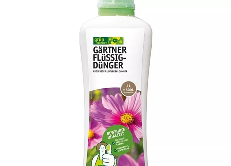 Grün erleben Gärtner Flüssig Dünger