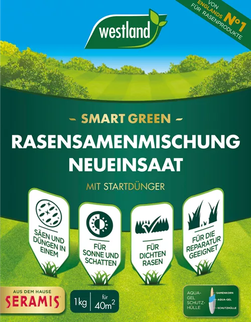 Westland Rasensamenmischung Neueinsaat "Smart Green"