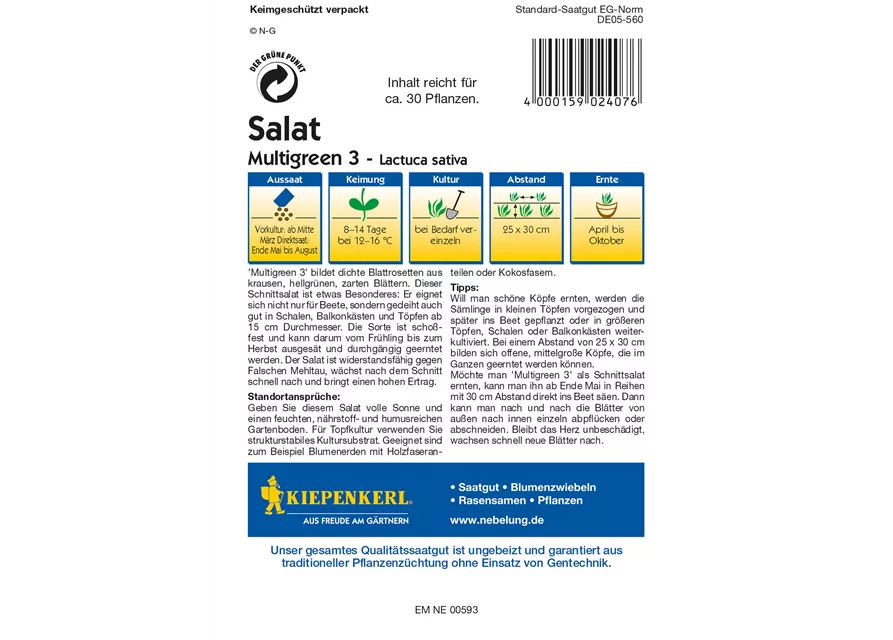 Eisbergsalat 'Multigreen 3'