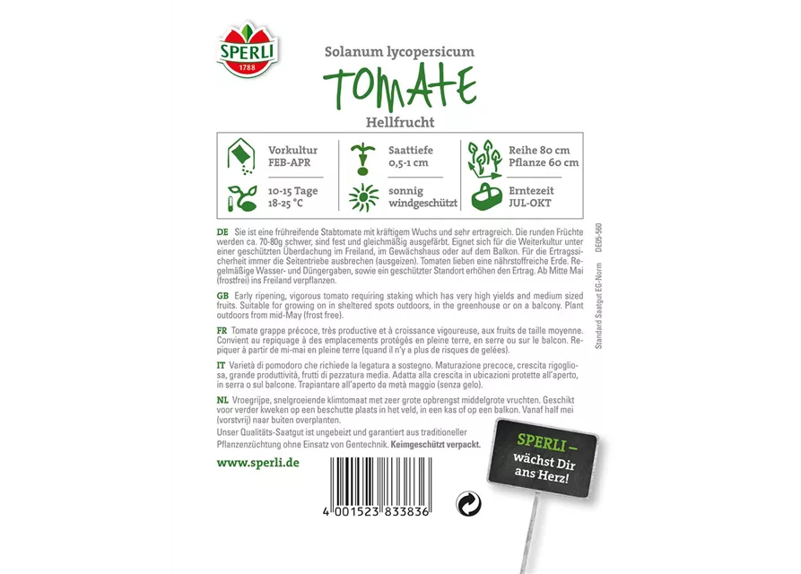 Tomate 'Hellfrucht'