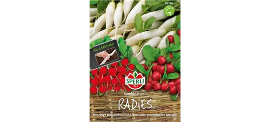 Radieschen Kombination 'Parat, Eiszapfen, Topsi'