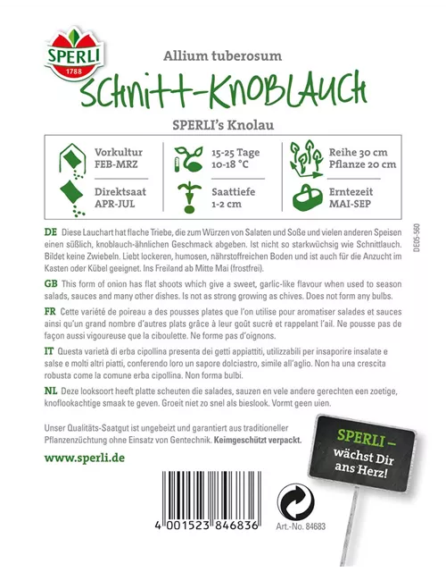 Schnittknoblauch 'Knolau'