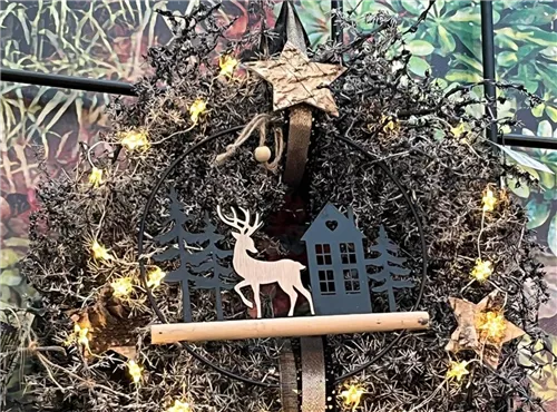 Workshop Adventskranz im Oldenburger Wohngarten in Etzhorn