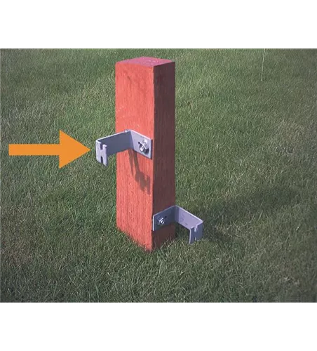 Bügel Holzpfahl