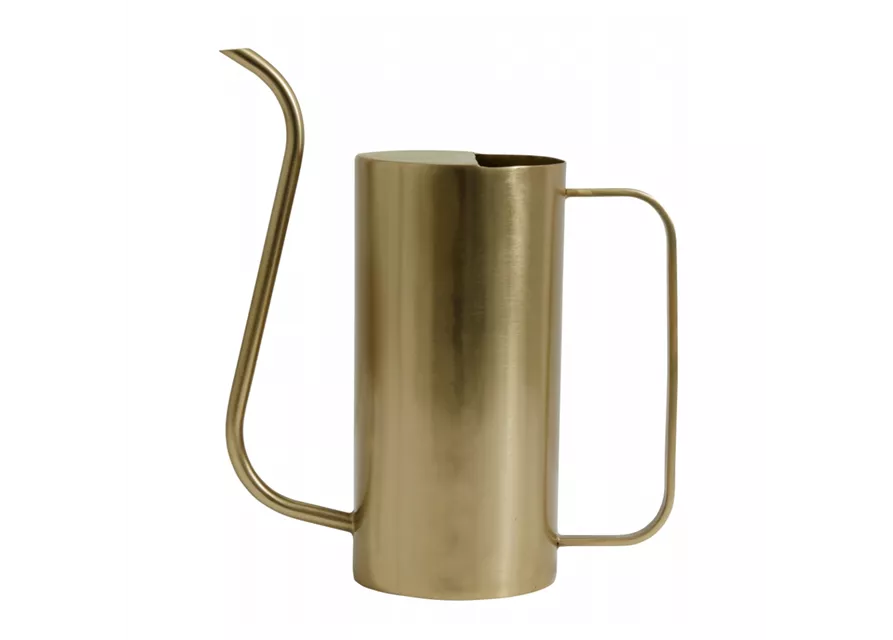 Gießkanne von NORDAL in Messing gold für Zimmerpflanzen 1,7 L