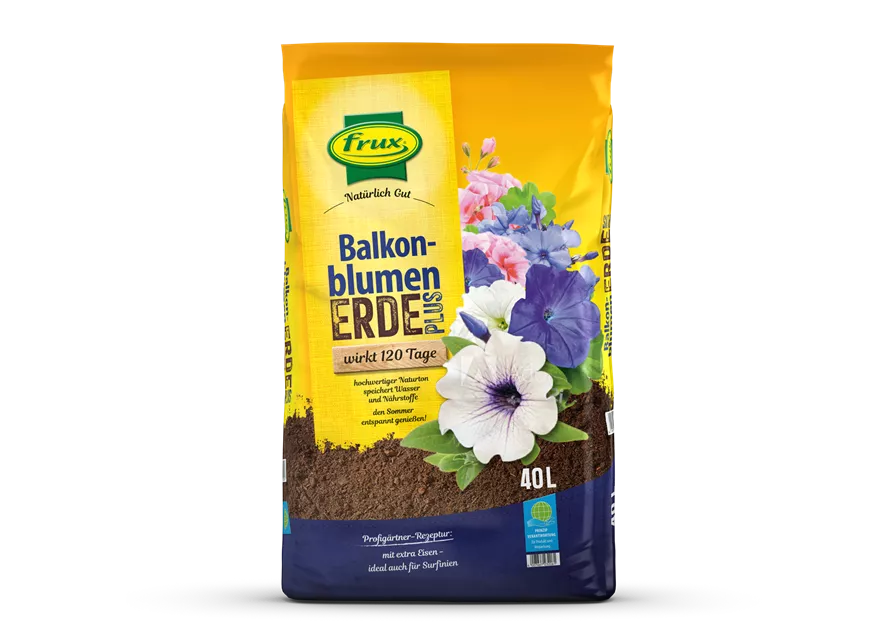 frux Balkonblumenerde Plus – mit Depotdünger