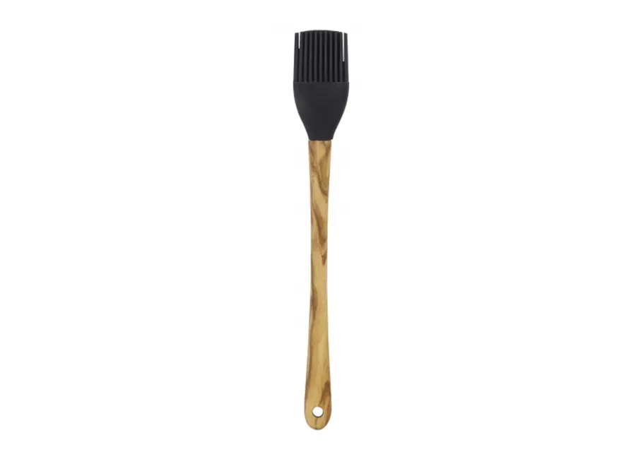 Backpinsel Küchenpinsel Olivenholz und Silikon von NORDAL leicht und handlich