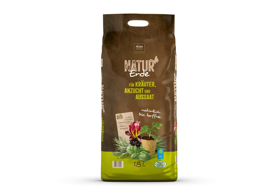 NATUR Erde für Kräuter, Anzucht und Aussaat