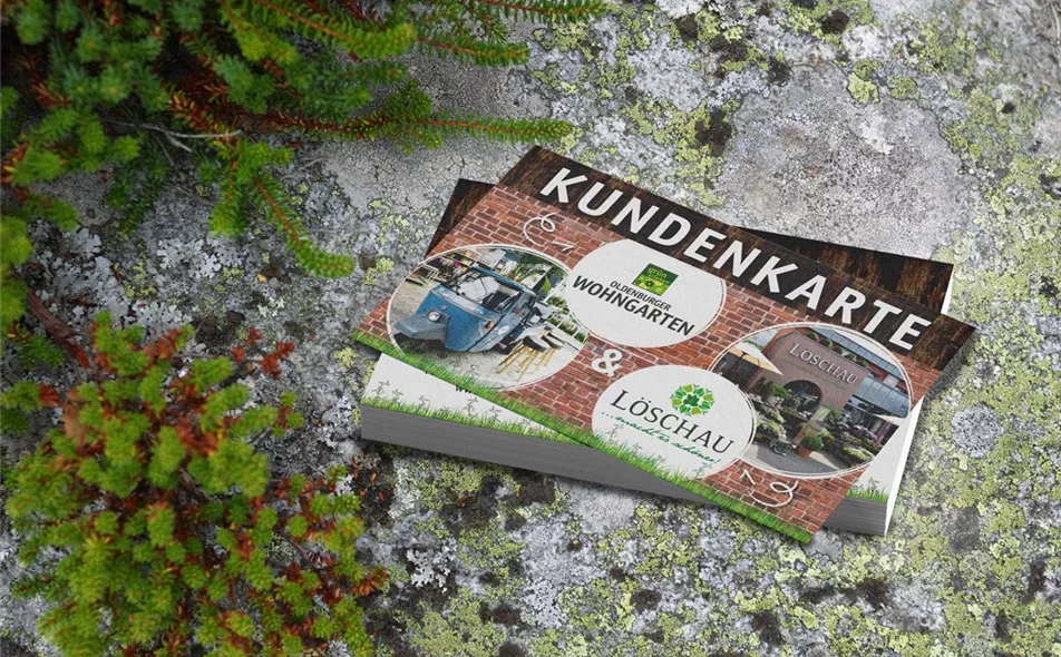 Unsere Kundenkarte - Unsere Angebote für Gartenfreunde