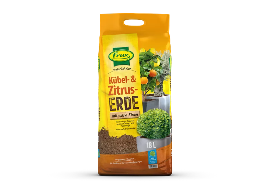 frux Kübel- & Zitruserde -mit extra Eisen-