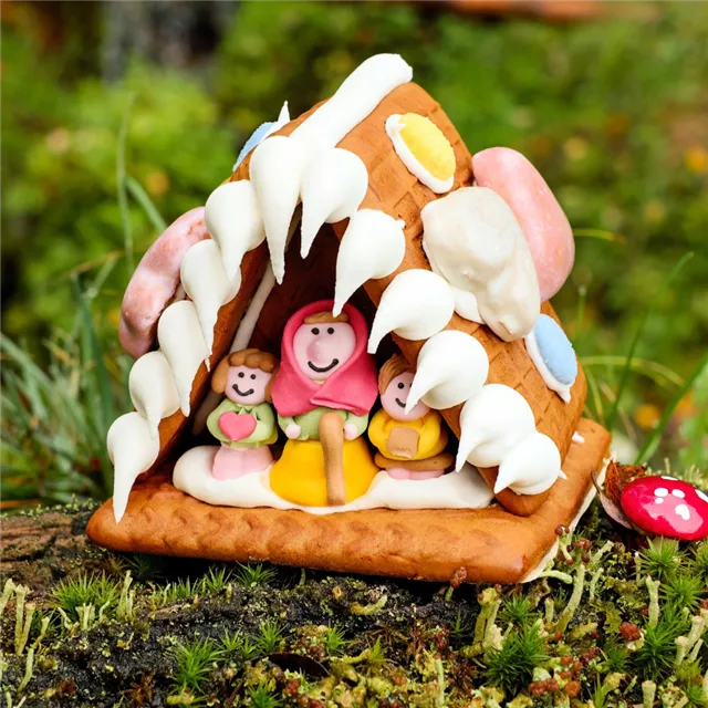 Knusperhäuschen und Adventsbasteln für Kids