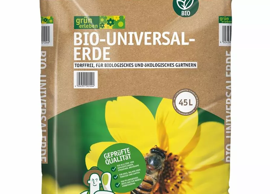 GRüN ERLEBEN BIO-UNIVERSALERDE TORFFREI