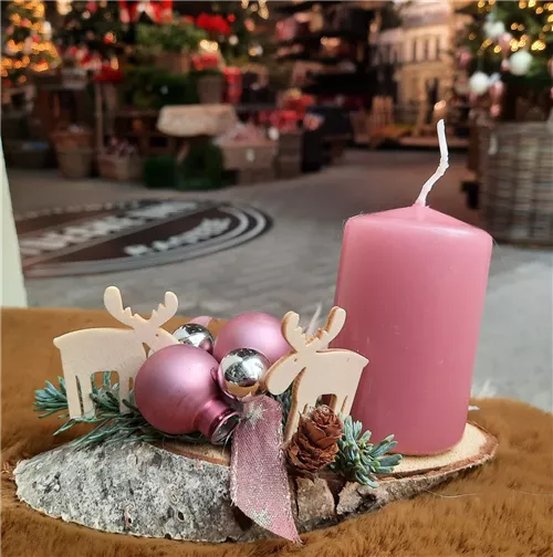 DIY Mini-xmas-Gesteck basteln