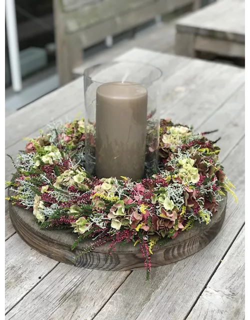 DIY-Workshop Nr. 4 'Herbstzauber - farbenfroher Türkranz' - Kopie
