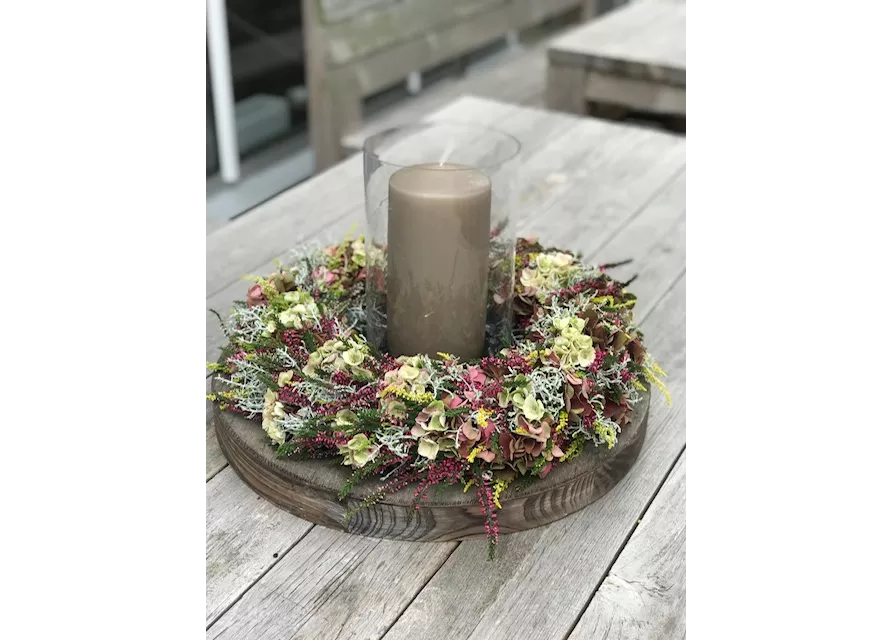 DIY-Workshop Nr. 4 'Herbstzauber - farbenfroher Türkranz' - Kopie