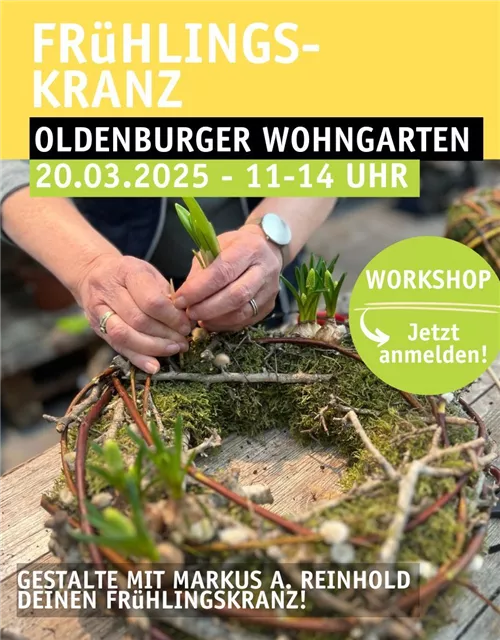 DIY-Workshop Nr. 1 „Frühlingskranz“