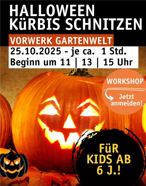 HALLOWEEN KüRBIS SCHNITZEN für kids ab 6 J.