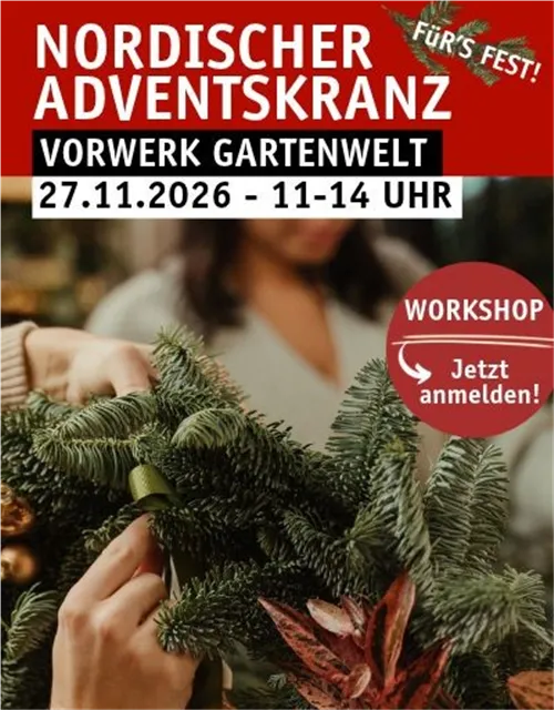 DIY-Workshop Nr. 3 'Nordischer Adventskranz'